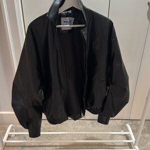 Never worn Aelfric Eden vegan leather bomber women’s small